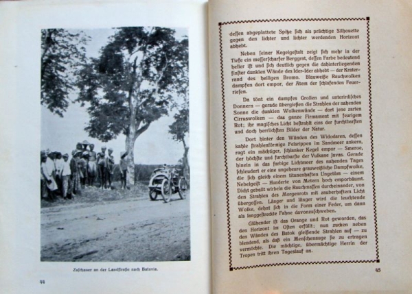 Heiland "Durch Java im Automobil" Travelstory 1910 (8785)